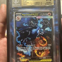 Pokémon TCG Mega Charizard #125 × BGS 9.5 GEM MINT (3x 10-subgrades)