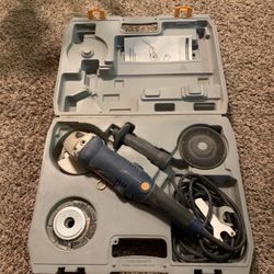 RYOBI ANGEL GRINDER WITH CASE 