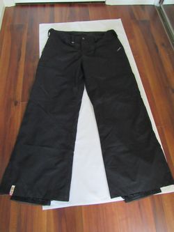 Women's XL Black Snowboard Ski Pants, Bonfire