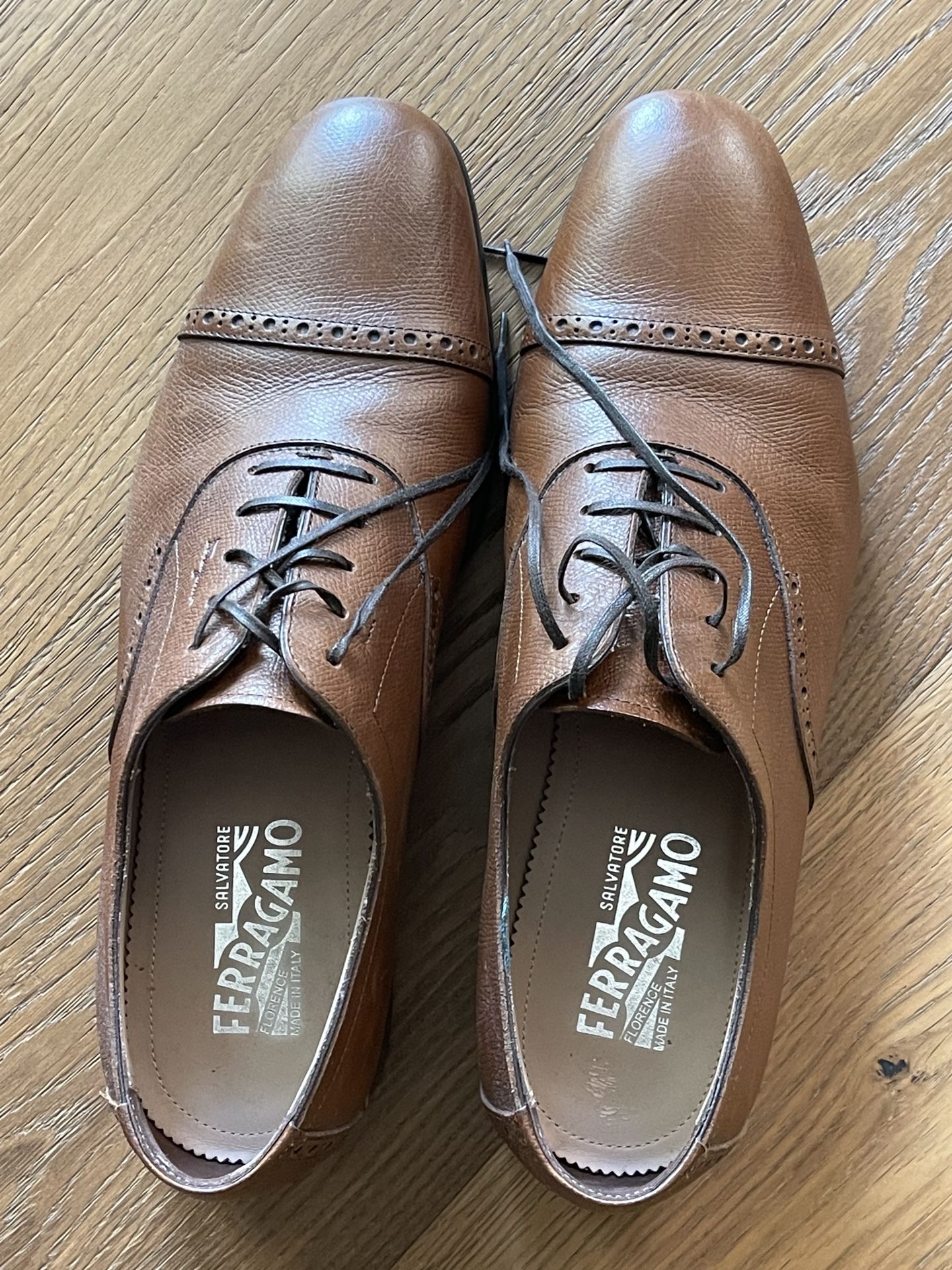Men’s Riley Saddle Pebbled Leather Oxford Shoes