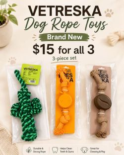 VETRESKA Dog Rope Toys