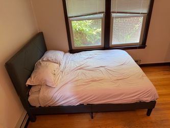 Gray Queen Bed Frame