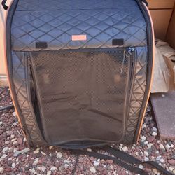 Portable Dog Travel Carrier for Car – Foldable Pet Crate Kennel