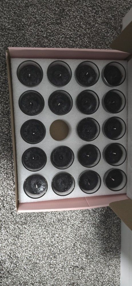 Black Votive Candles