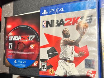 2 NBA 2K18 and 17 PS4 Game