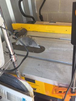 Table Saw with Rip Fence