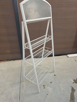 NEW Metal Shelf fold 200 not use  Glendora pick up