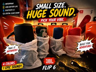 JBL Flip 6 Bluetooth Speaker – Loud, Waterproof 🔊