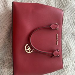 Red Michael Kors Bag & Wallet 