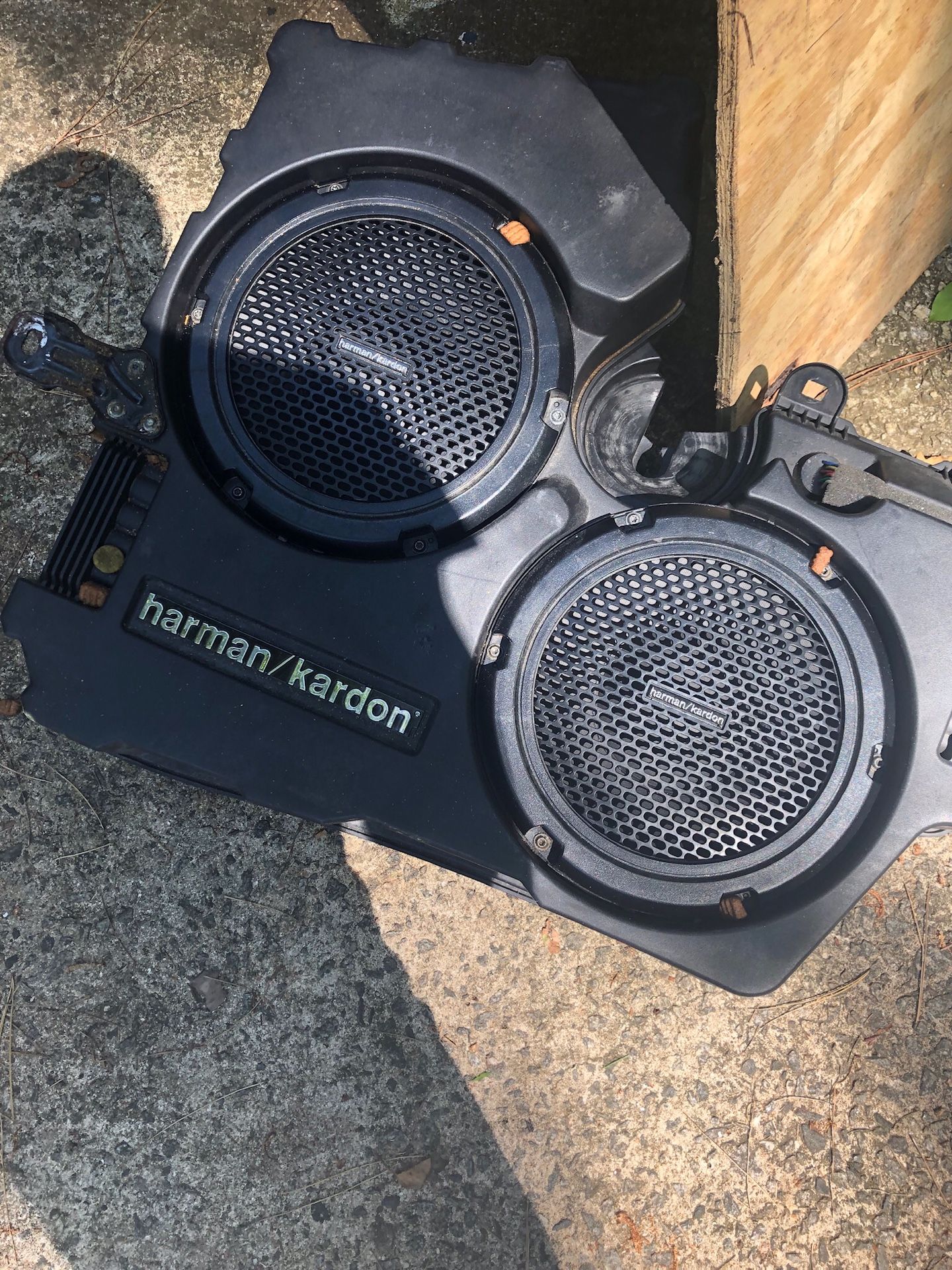 Dodge Challenger OEM Harman Kardon Subwoofer Sub Woofer Dual Speaker