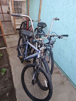 4 bicycles