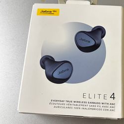Jabra Elite 4 Wireless Earbuds Active Noise Cancellation 
