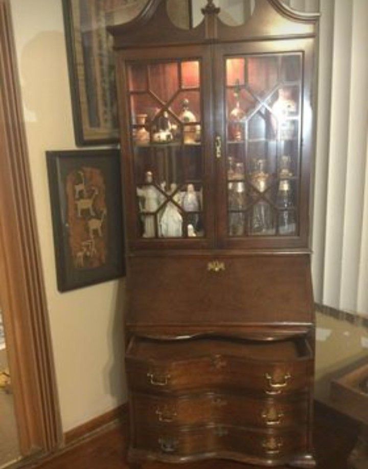Vintage Jasper Cabinet Company Secretary's Desk