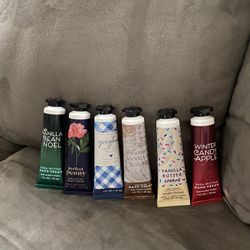BRAND NEWBATH AND BODY WORKS  SHEA BUTTER HAND CREAMS 1 OZ EACH $3 EACH 