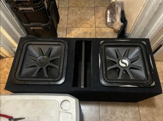 15 Inch  L7 Square Kickers Of 2,000 Watts Each