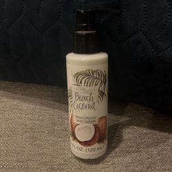 beach coconut body lotion 