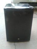 2.4 Cu. Ft. Black Fridgidaire mini refrigerator freezer.