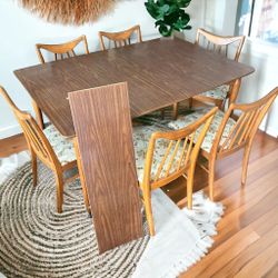 Keller Furniture MCM Wood Table + Chairs 