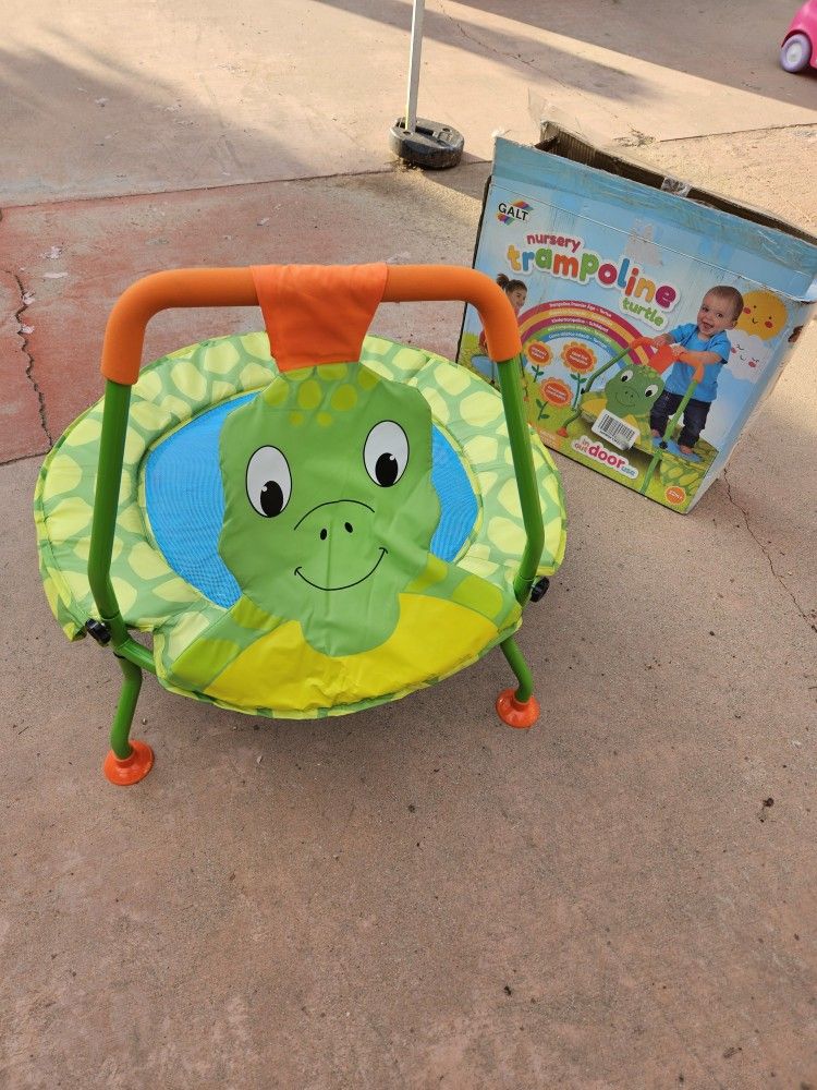 Galt Toys, Nursery Trampoline - Turtle, Trampolines for Kids
