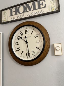 Brown Wall Clock
