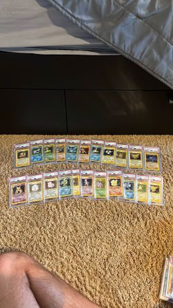 Assorted Base Set Graded Cards Pokemon