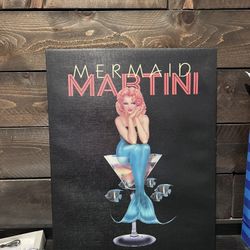 Mermaid Martini Canvas