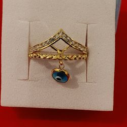 10kt Gold Crown Ring 