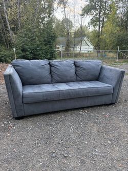 Gray Sofa / Couch – 3 Seater – As Is