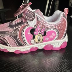 Disney Girls Minnie Mouse Shoes 