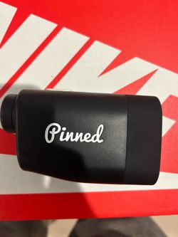 Pinned Prism+ USB Laser Golf Rangefinder Black