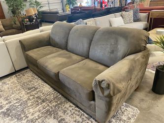 LA-Z-BOY Old School Olive Green 3 Seat Sofa