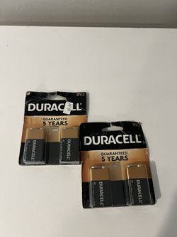 Brand New - 2 Duracell 9V2 