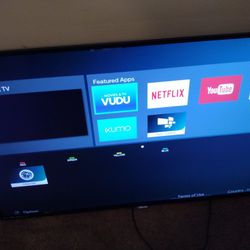 58 Samsung Smart Tv W Remote N Wall Mount, Can Deliver For Xtra $5