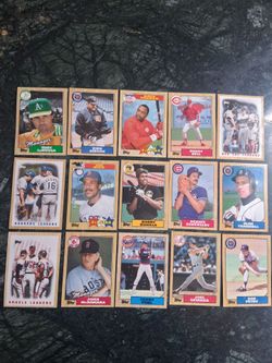 1987 Topps Baseball (15 Cards)