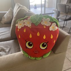 Shopkins Strawberry Pillow