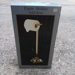 Toilet  Paper Holder - Solid Brass