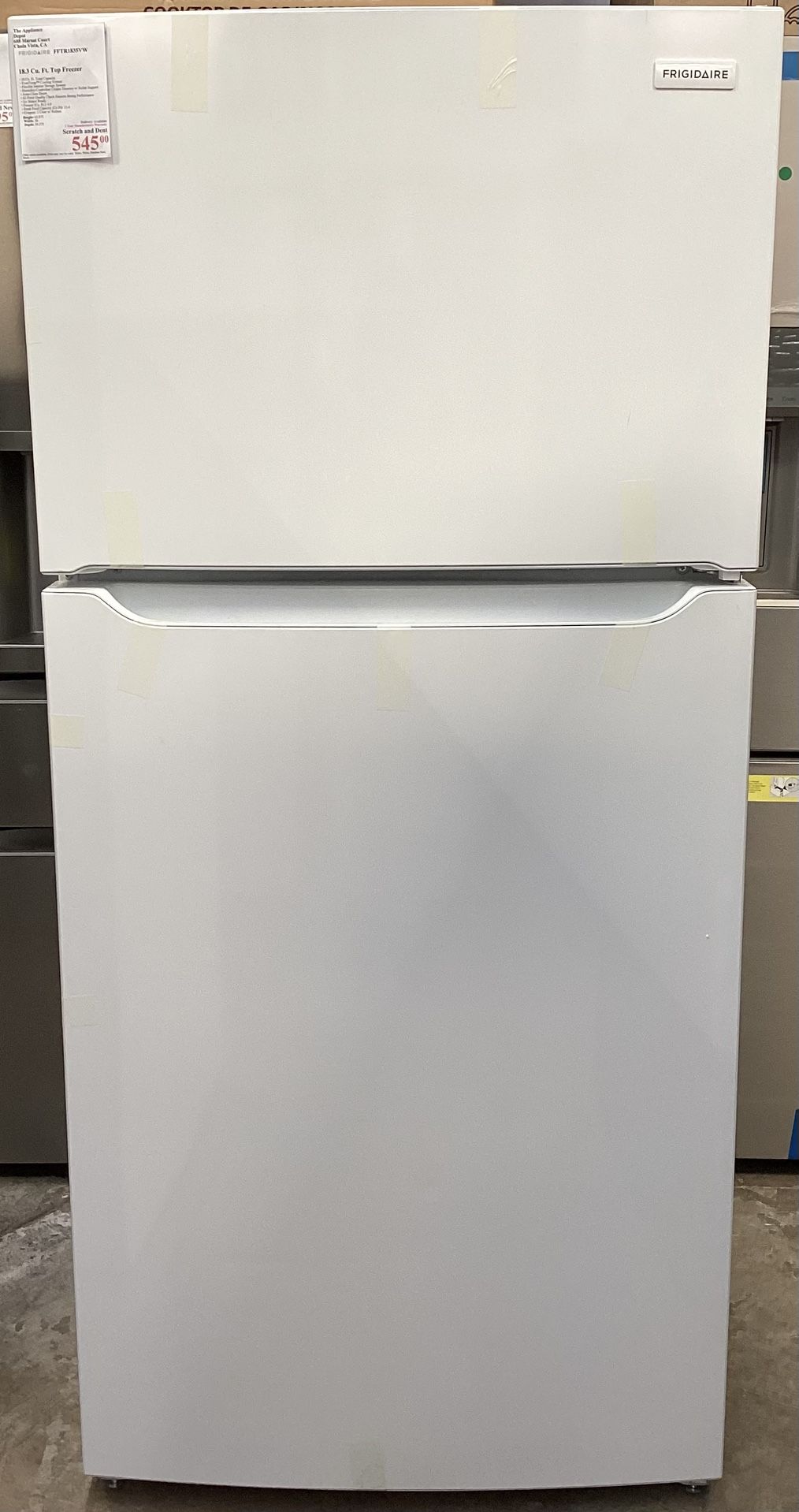 18.3 Cu Ft Top Freezer