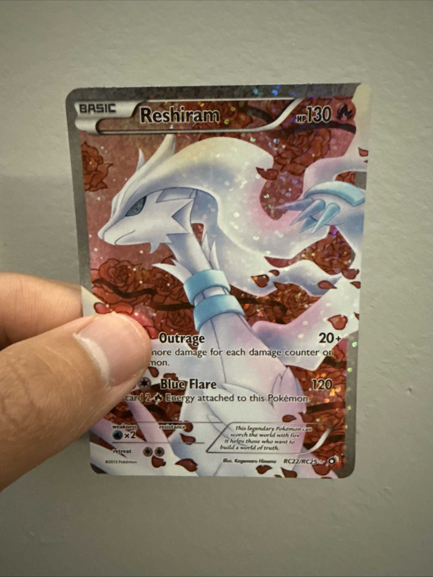 Pokemon (Reshiram) Card
