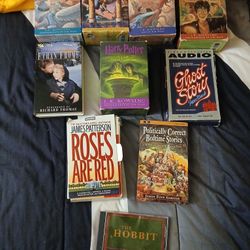 9 Books On Cassette 