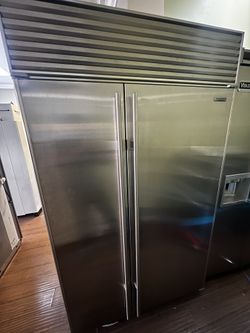 Subzero 48” Built In Refrigerator Side-By-Side 