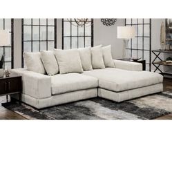 Luxe 108” Wide  Right Hand Facing Sofa Chaise 
