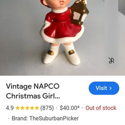 Vintage Christmas Girl