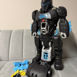 Fisher-Price Imaginext DC Super Friends Batman Toy Bat-Tech Batbot Playset 2-Ft-Tall 