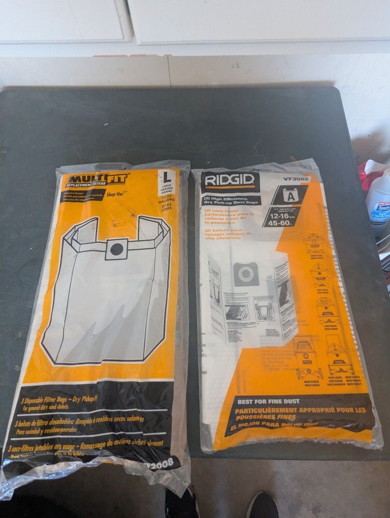 2 Large Vacuum Bags