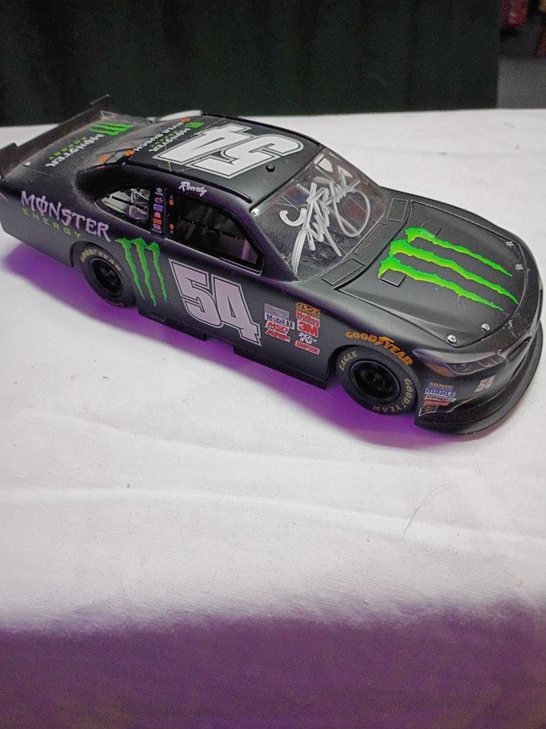AUTOGRAPHED Kyle Busch $54 Monster Car