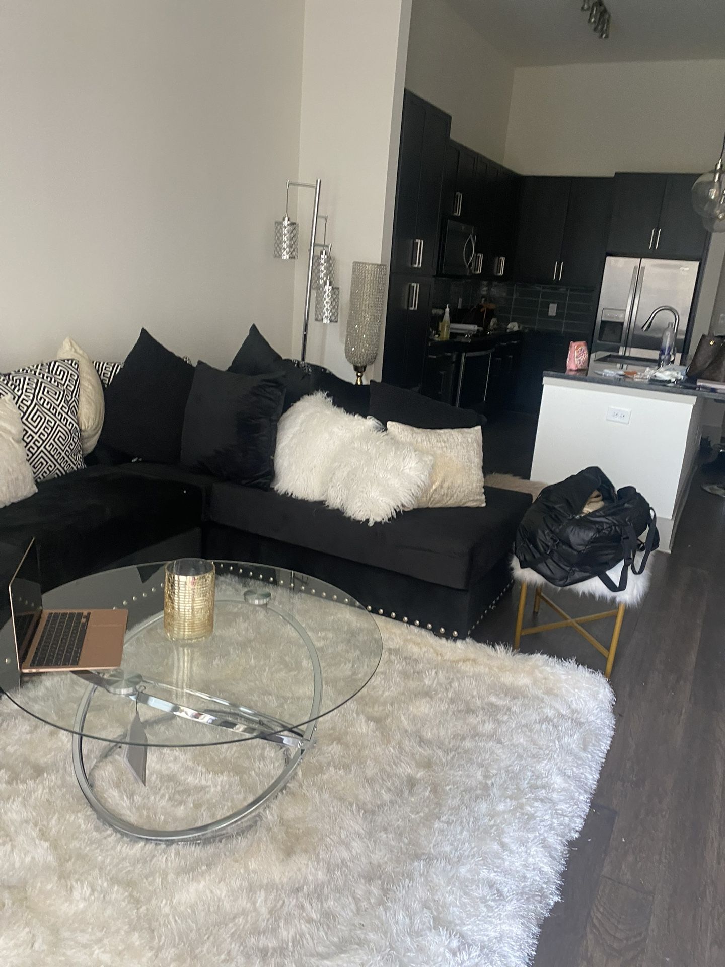 Sofa coffee table and side tables