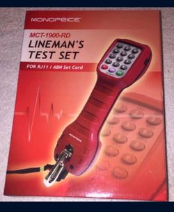 Lineman’s Test Set MCT 1900-RD New