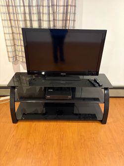 Samsung TV and stand