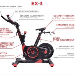 Echelon EX3 connect exercise bike - Works perfectly