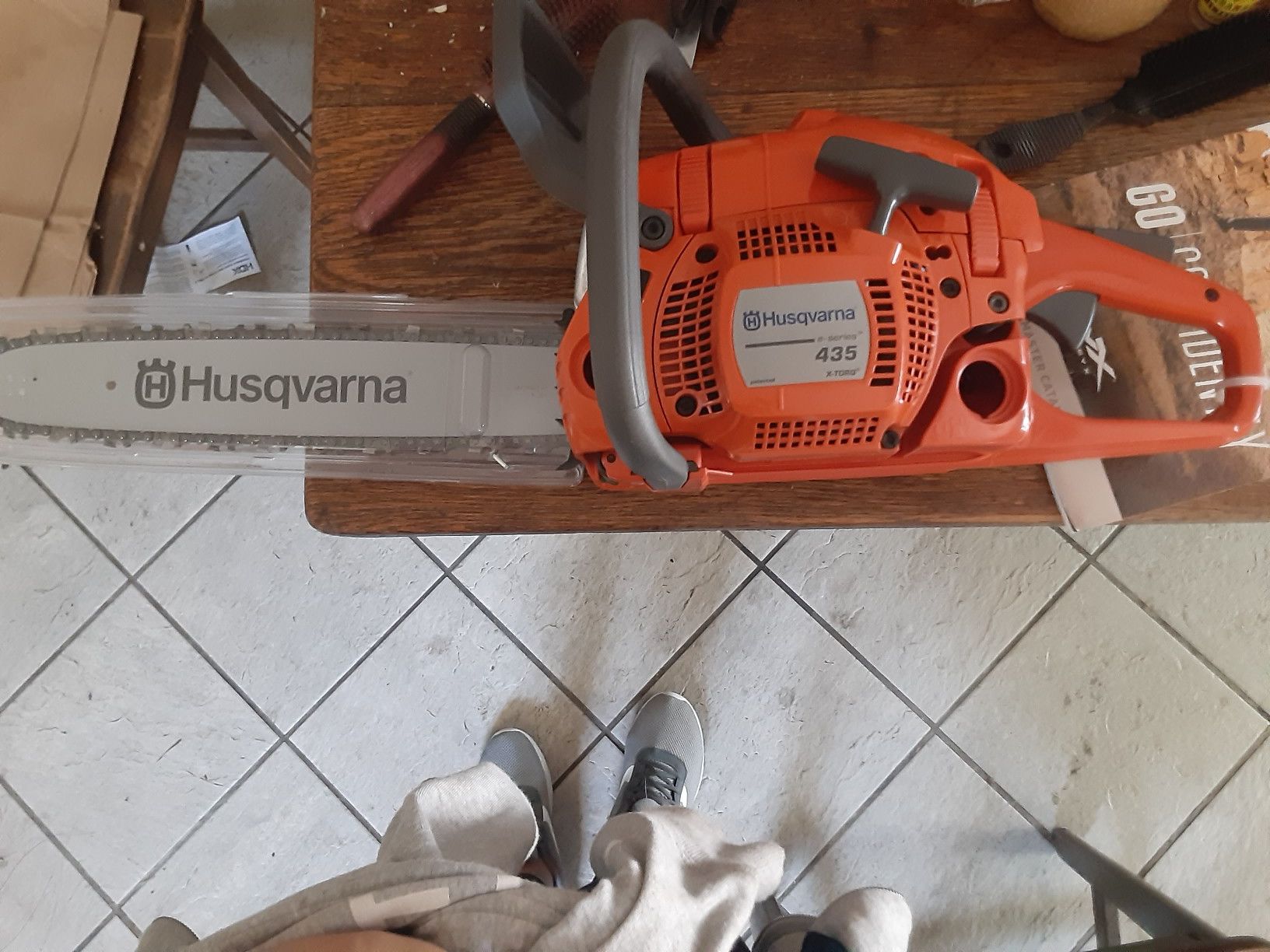 Chainsaw husqvarna brand new never been used